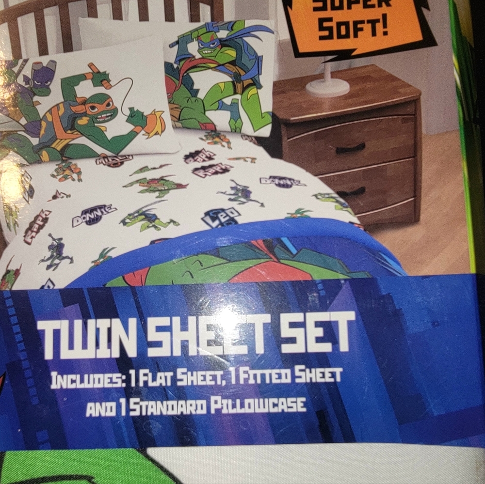 Teenage Mutant Ninja Turtles Twin Sheet Set